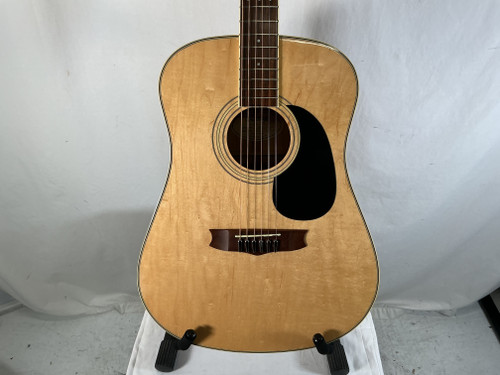 Vist Large View of Product Image Which is Used Vantage VS-30 Vintage Solid Top Acoustic Guitar Natural