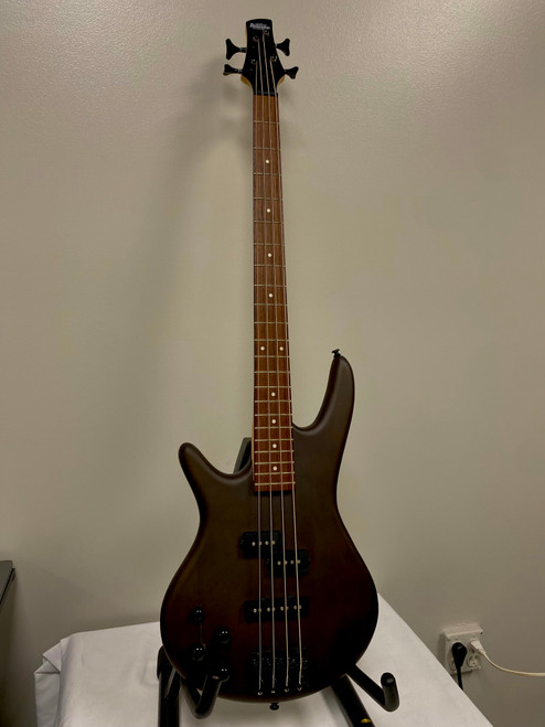Vist Large View of Product Image Which is Used Ibanez GSR200BL Modern Metal Bass Guitar Brown 4-String