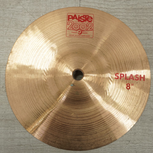 Vist Large View of Product Image Which is Used Paiste 8" 2002 Splash Cymbal