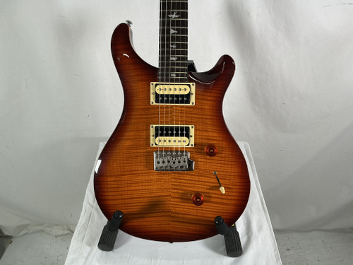 Vist Large View of Product Image Which is Used Paul Reed Smith - PRS 2017 SE CUSTOM 24 Double Cut Electric Guitar Amber 6-String