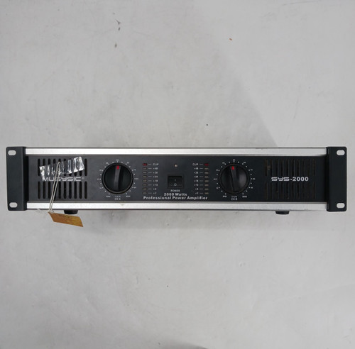 Vist Large View of Product Image Which is Used Musysic SYS-2000 Power Amplifier