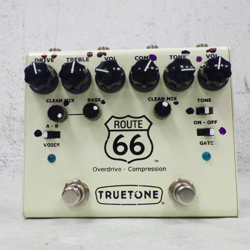 Vist Large View of Product Image Which is Used Truetone Route 66 Overdrive and Compression Overdrive Pedal