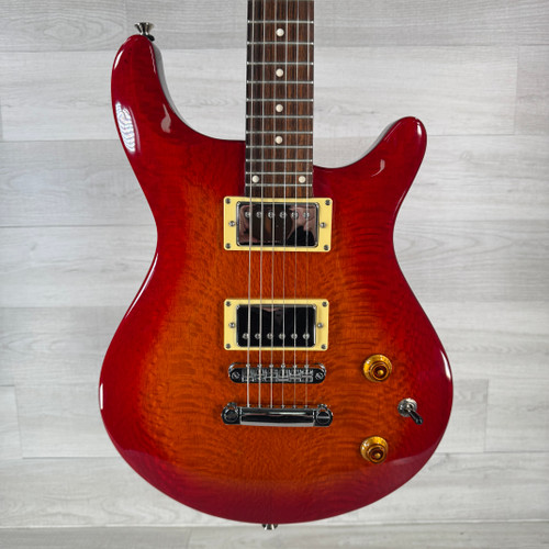 Vist Large View of Product Image Which is Used Hamer Stellar 1 Electric Guitar - Cherry Sunburst