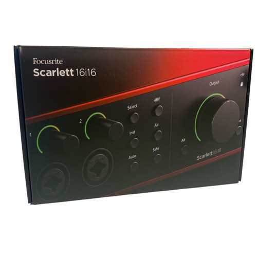 Vist Large View of Product Image Which is Used Focusrite SCARLETT 16I16 4TH GEN Computer Interface 8+ A/D Recording Inputs