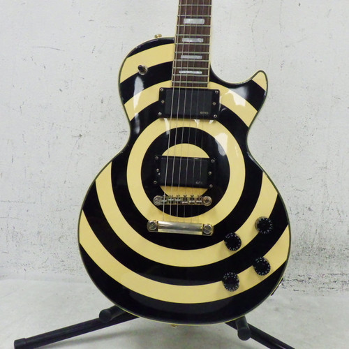 Vist Large View of Product Image Which is Used Epiphone Zakk Wylde Les Paul Custom LP Type Electric Guitar Custom Graphics 6-String