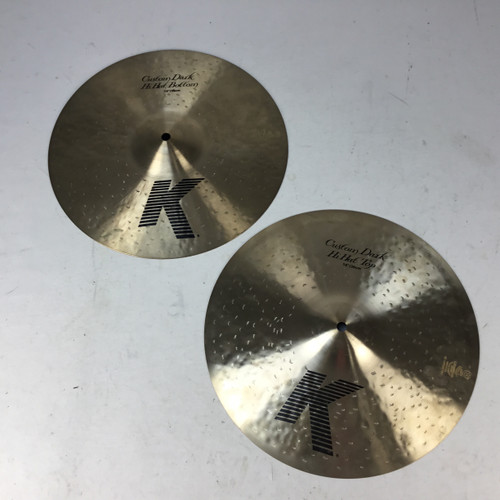 Vist Large View of Product Image Which is Used Zildjian 14IN K CUSTOM HI HATS Hi Hat Cymbals 14"