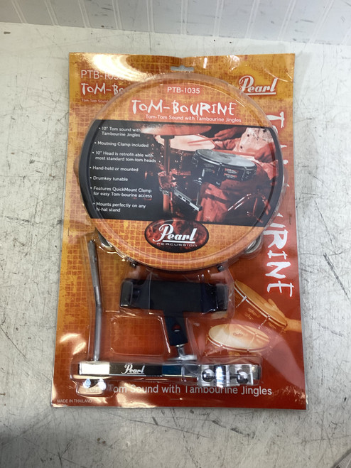Vist Large View of Product Image Which is Used Pearl PTB-1035 TOM-BOURINE Percussion Instrument