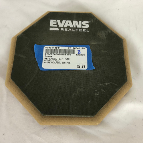 Vist Large View of Product Image Which is Used Evans REALFEEL 6IN PAD Drum Practice Pad