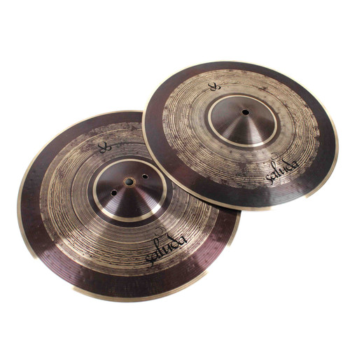 Vist Large View of Product Image Which is Used Saluda SYMBOLIC SERIES HIHATS 15 Hi Hat Cymbals 15"