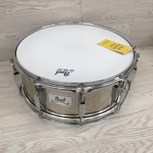 Vist Large View of Product Image Which is Used Pearl Steel Shell Snare Drum 14x5"