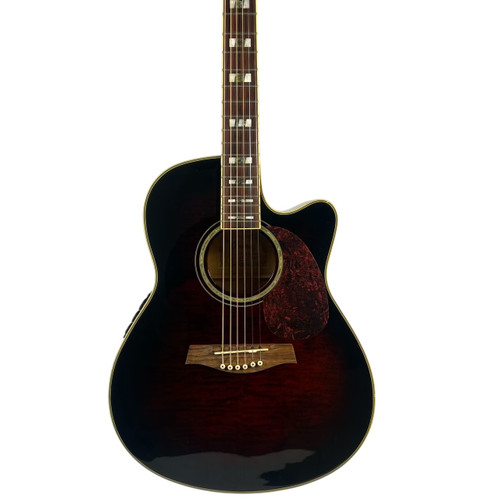 Vist Large View of Product Image Which is Used Ibanez AEF37E DREAD (AS-IS PREAMP ISSUE) Solid Top Acoustic Guitar