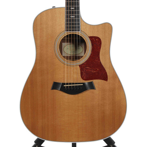 Vist Large View of Product Image Which is Used Taylor 410CE Solid Top Acoustic Guitar Natural