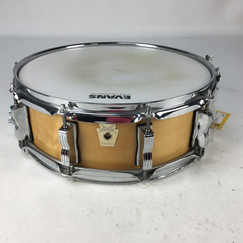 Vist Large View of Product Image Which is Used Ludwig MAPLE SNARE Wood Snare Drum 14"