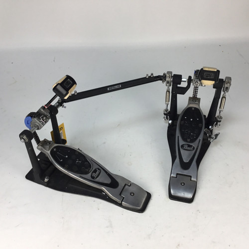 Vist Large View of Product Image Which is Used Pearl DOUBLE BASS PEDAL Kick Drum Pedal