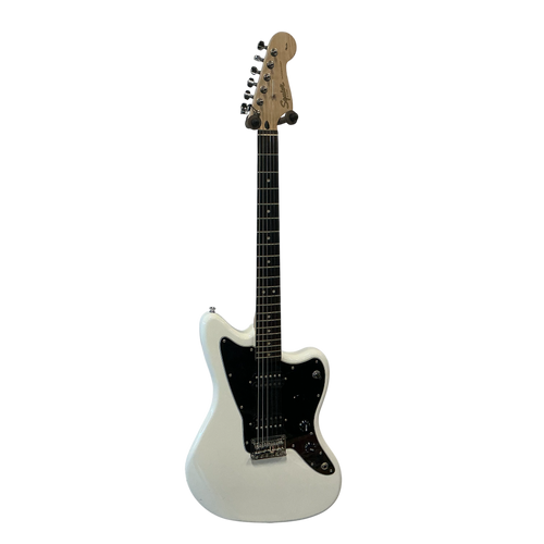 Vist Large View of Product Image Which is Used Squier JAZZMASTER AFFINITY SERIES Offset Double Cutaway Electric Guitar White 6-String