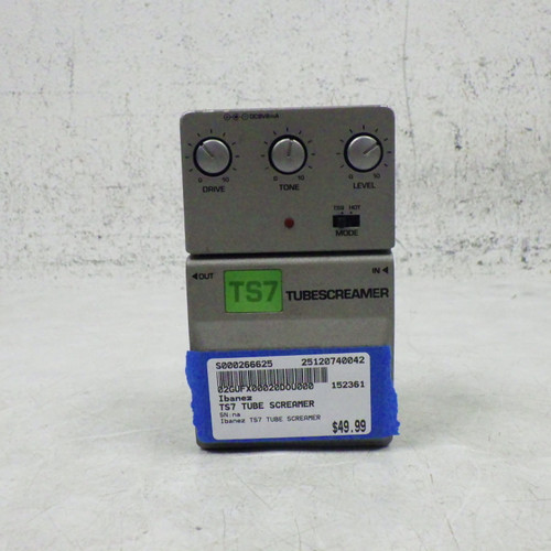 Vist Large View of Product Image Which is Used Ibanez Ts7 Tube Screamer Overdrive Pedal