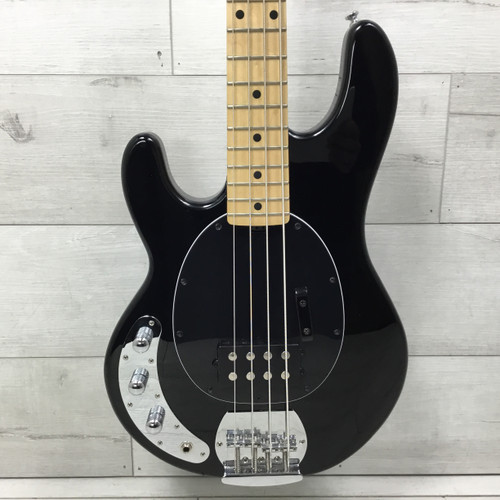 Vist Large View of Product Image Which is Used Sterling by Ernie Ball Sub Series Stingray Left Handed Bass Guitar Black