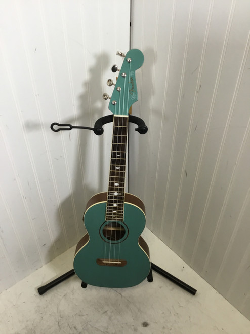 Vist Large View of Product Image Which is Used Fender DHANI HARRISON SIGNATURE UKE W/BAG Ukulele Blue