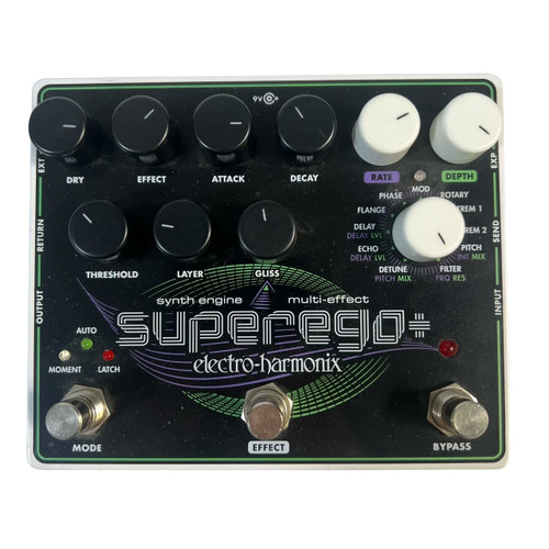 Vist Large View of Product Image Which is Used Electro Harmonix (E/H) SUPEREGO+ Synthesizer Pedal