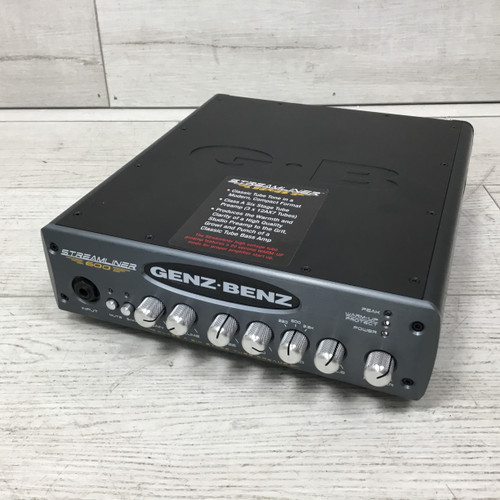 Vist Large View of Product Image Which is Used Genz Benz Streamliner 600 Bass Amplifier Head