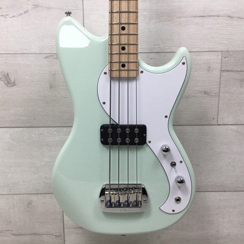 Vist Large View of Product Image Which is Used G&L Tribute Fallout Bass Guitar Sea Foam Green