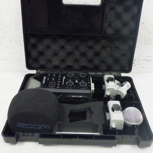 Vist Large View of Product Image Which is Used Zoom H6 Handy Recorder with Case Compact Recording Device