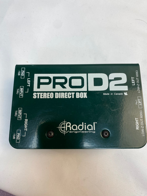 Vist Large View of Product Image Which is Used Radial PRO D2 DIRECT BOX Pro Sound Product