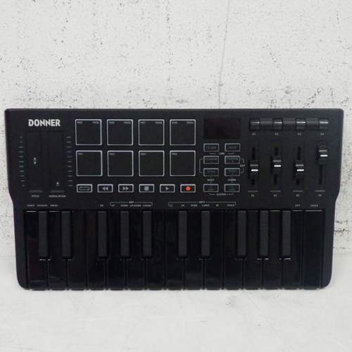 Vist Large View of Product Image Which is Used Donner Dmk 25 Pro Midi Controller 25-Key Controller 25-Key