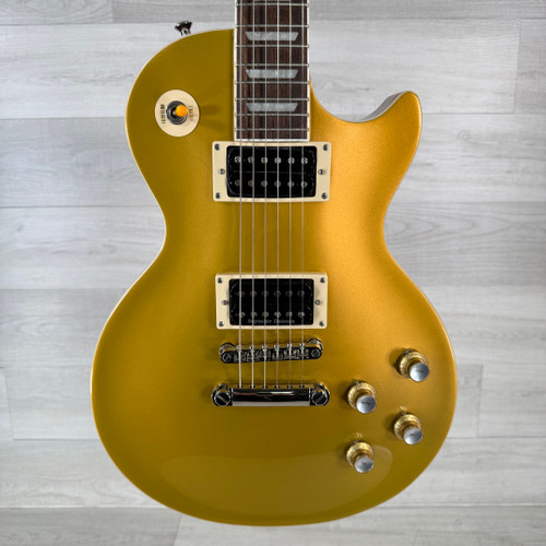 Vist Large View of Product Image Which is Used Epiphone Slash Les Paul Victoria Electric Guitar - Goldtop - Case Included