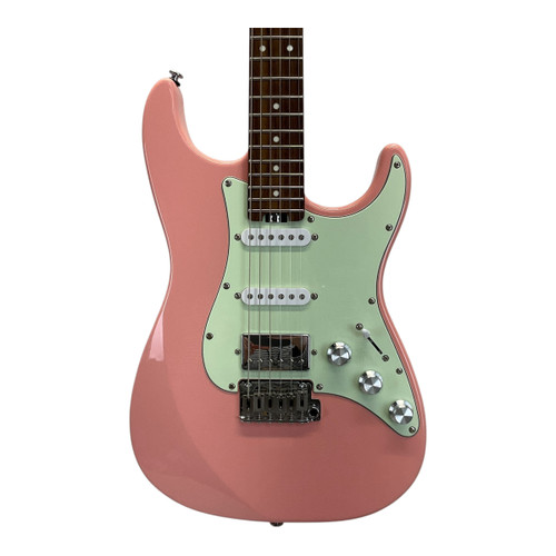 Vist Large View of Product Image Which is Used EART CP-1 S Type Electric Guitar Pink 6-String