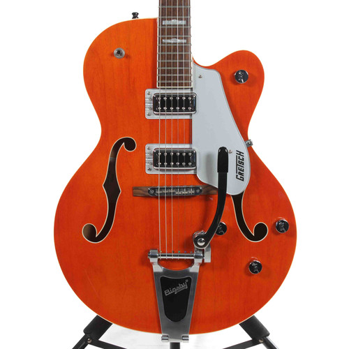 Vist Large View of Product Image Which is Used Gretsch ELECTROMATIC G54207 Semi-Hollow Electric Guitar Orange 6-String