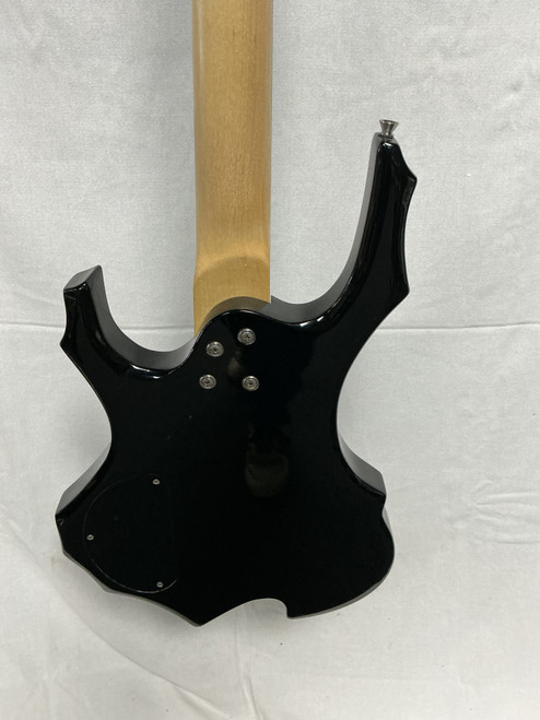 Vist Large View of Product Image Which is Used Glarry GLARRY BURNING FIRE BASS Bass Guitar Black 4-String