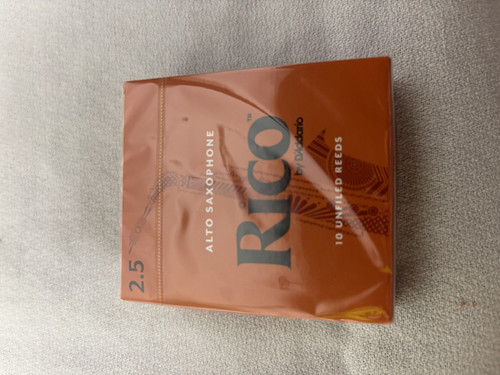 Vist Large View of Product Image Which is New RICO ALTO SAX #2.5. 10BX