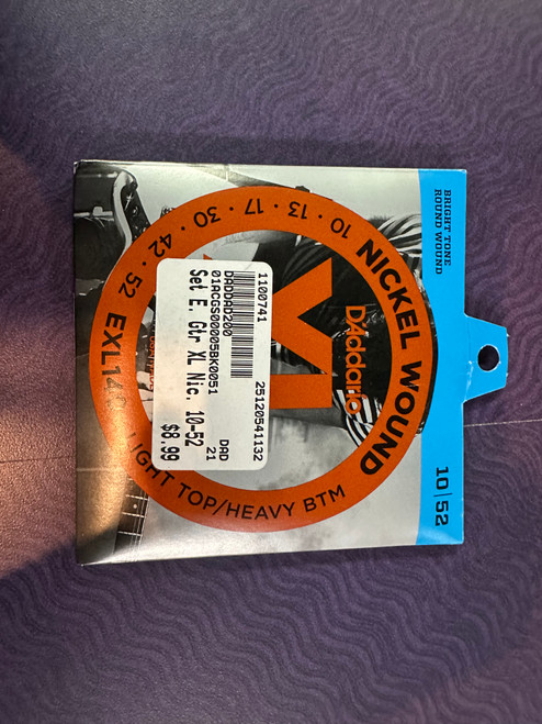 Vist Large View of Product Image Which is New Set E. Gtr XL Nic. 10-52