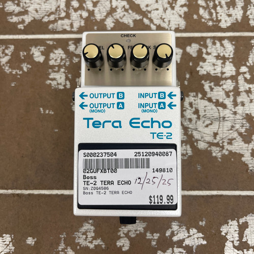 Vist Large View of Product Image Which is Used - Boss TE-2 TERA ECHO Delay Pedal