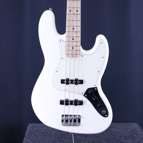 Vist Large View of Product Image Which is Used Squier AFFINITY J BASS J Type Bass Guitar White 4-String