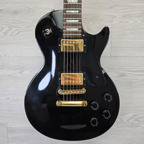 Vist Large View of Product Image Which is Used Gibson Les Paul Studio Ebony W/ HSC Electric Guitar Black 6-String