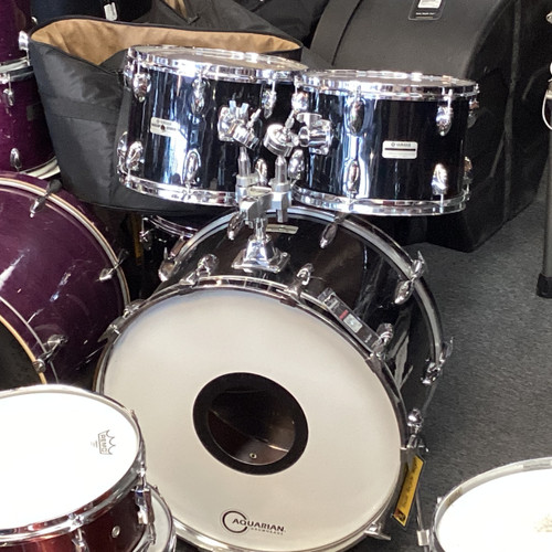 Vist Large View of Product Image Which is Used Yamaha 9000 SERIES 4 PIECE Drum Shell Kit Black