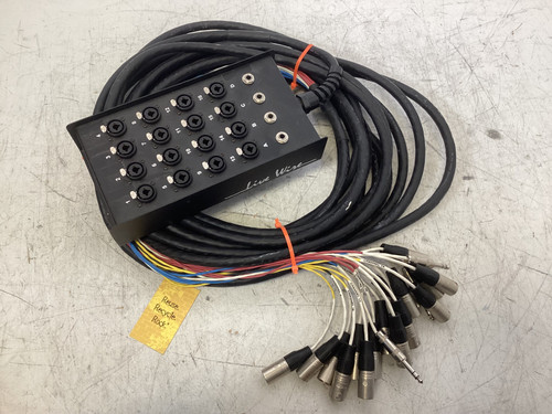 Vist Large View of Product Image Which is Used Live Wire Solutions 16X4 50 FOOT SNAKE Pro Sound Product