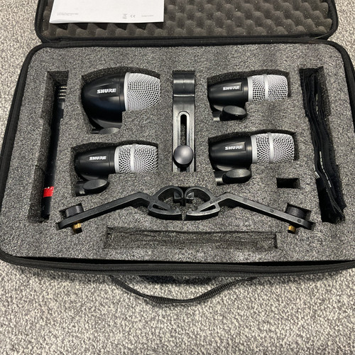 Vist Large View of Product Image Which is Used SHURE PGDMK6 6-PIECE DRUM MICROPHONE SET