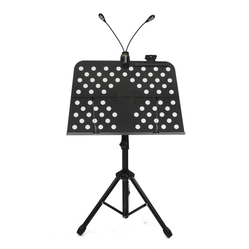 Vist Large View of Product Image Which is Used FOLDING MUSIC STAND W BAG Band Instrument Stand