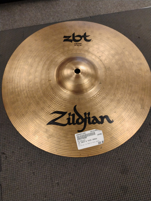 Vist Large View of Product Image Which is Used Zildjian 14 INCH A THIN CRASH Crash Cymbal 14"