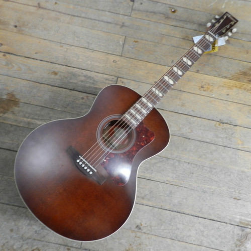 Vist Large View of Product Image Which is Used Norman ST30 MJ HAVANA BURST ELEMENT Solid Top Acoustic Guitar Wood
