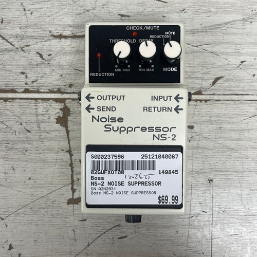 Vist Large View of Product Image Which is Used - Boss NS-2 NOISE SUPPRESSOR Noise Reduction Pedal