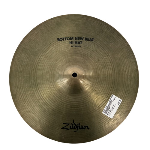 Vist Large View of Product Image Which is Used Zildjian 14IN NEW BEAT HH Hi Hat Cymbals 14"
