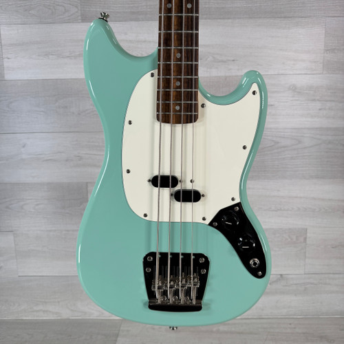Vist Large View of Product Image Which is Used Squier Classic Vibe '60s Mustang Bass - Surf Green