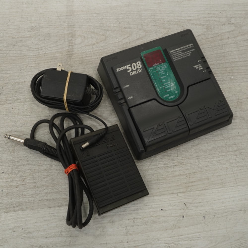 Vist Large View of Product Image Which is Used Zoom 508 Delay W/exp Pedal/ac Delay Pedal
