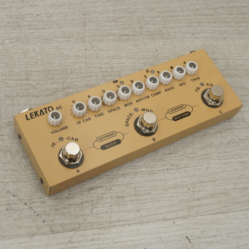 Vist Large View of Product Image Which is Used Lekato Cube Baby Ac Multi-fx Pedal