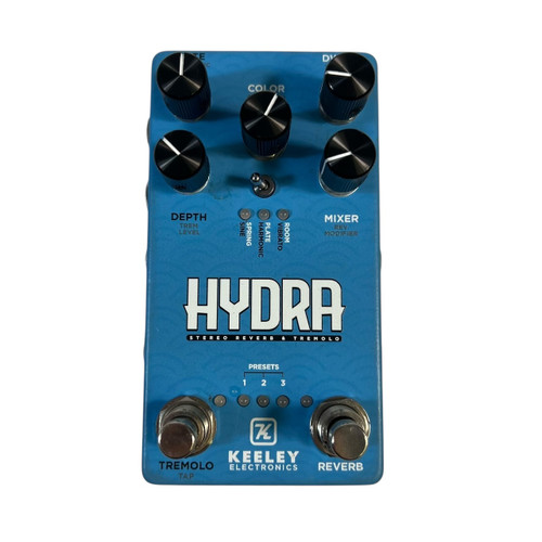 Vist Large View of Product Image Which is Used Keeley HYDRA STEREO REVERB TREMOLO Pedal