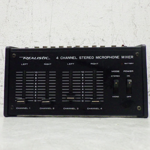 Vist Large View of Product Image Which is Used Realistic 4 CHANNGEL MINI MIXER Compact Mixer